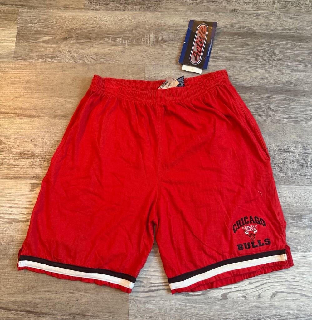 Vintage 90s Chicago Bulls Athletic Shorts – New With Tags (Deadstock)